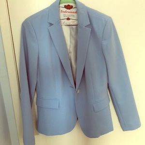Baby Blue Forever 21 boyfriend style blazer